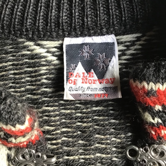 Dale of Norway Great cream colour unisex wool pullover Sz L made in Norway 🇳🇴 - Picture 6 of 6